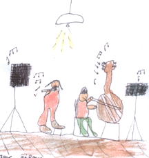 [flute and bass.]
